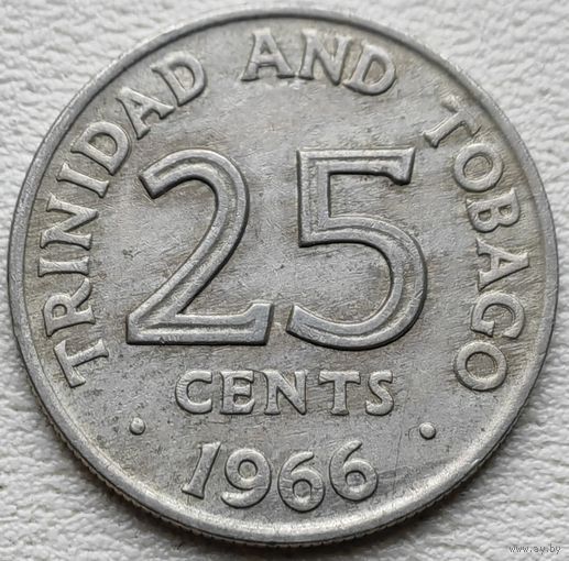Тринидад и Тобаго 25 центов 1966