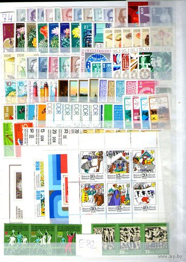 ГДР. ПОЛНЫЙ ГОДОВОЙ КОМПЛЕКТ 1974 года,без наклеек и следов от них!