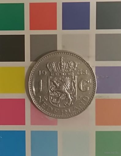 Нидерланды 1 гульден 1968