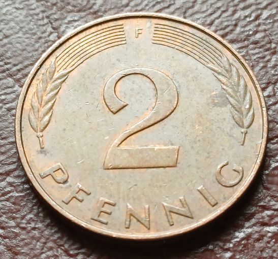 Германия 2 пфеннига, 1986     F   ( 1-1-1 )