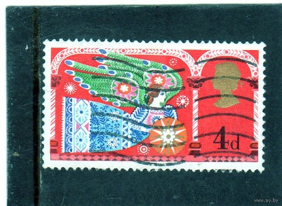 Великобритания. Ми-532. Ангел-вестник. Серия: Рождество.1969.