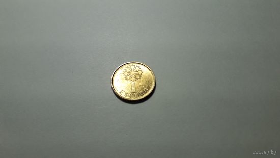 1 эскудо 1990 г. Португальская Республика. Внимательно читайте объявление.