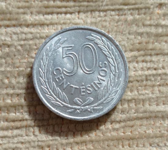 Werty71 Уругвай 50 сентесимо 1965