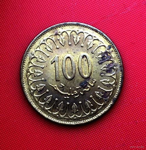 24-05 Тунис, 100 миллимов 2008 г.