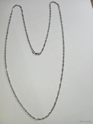 Распродажа серебра 14 лотов с рубля !!! Цепочка серебряная 925 проба .