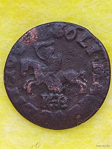 Солид (боратинка) 1660 г. литовский герб, более редкая с литовским гербом, без мц.