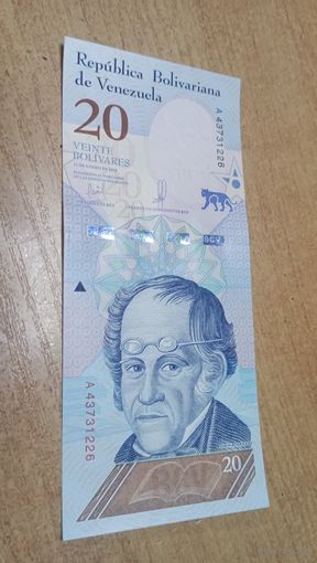 20 боливаров 15,01,2018 года Венесуэлы **88134821   (Разные даты выпуска)