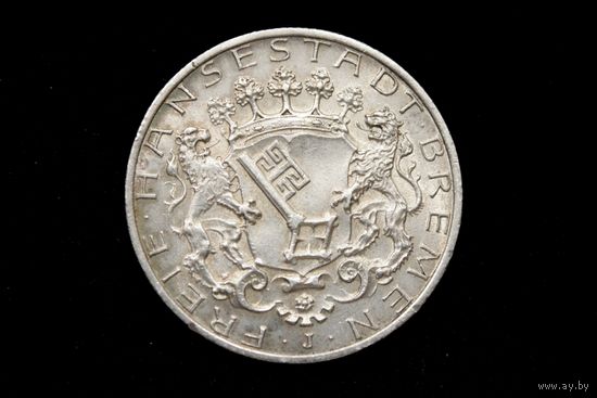 2 марки 1904 г. Бремен (Германия). Штемпельный блеск!