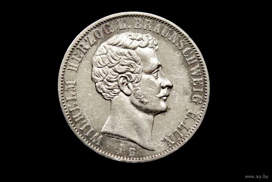 Талер 1866 г. Брауншвейг (Германия), Вильгельм VIII. Пореже!