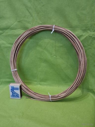 Провод обмоточный с двойной стекловолокнистой изоляцией ПСДТ круглый диаметр 2,2 мм (СССР)