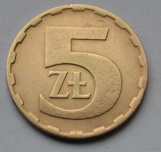 Польша, 5 злотых 1983 г.