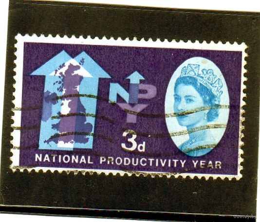Великобритания. Ми-352. Национальная производство (фосфор). Серия: Год национального производства.1962.