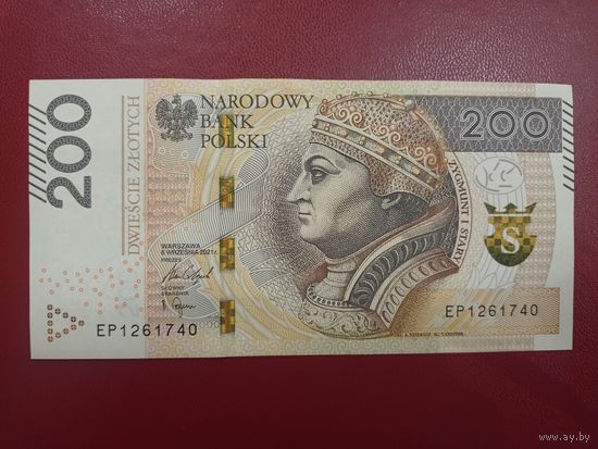 Польша. 200 злотых 2021 года, серия EP. Торг