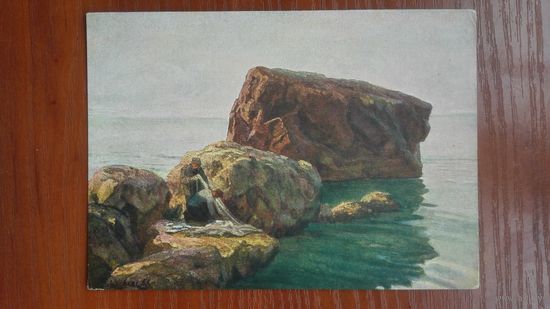 Соцреализм 1958. Черкес. Утро в скалах