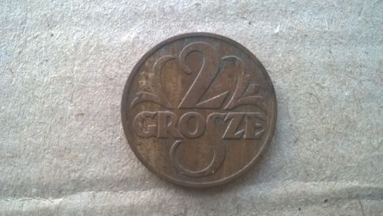 Польша 2 гроша, 1938г. (D-62)