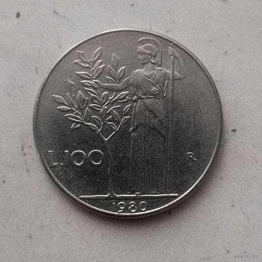 100 лир 1980 года Италия. Итальянская Республика.