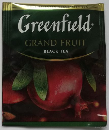 Чай Greenfield Grand Fruit (черный, гибискус, розмарин, кусочки плодов граната) 1 пакетик