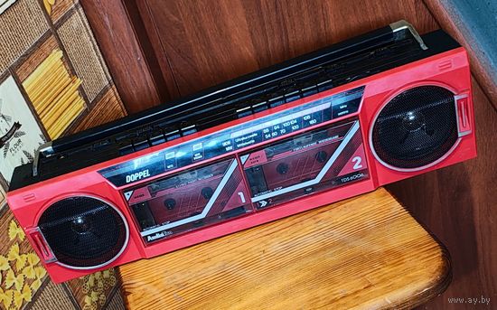 AudioTon T6006DS. Doppel. Двухкассетный магнитофон. Магнитола с радио