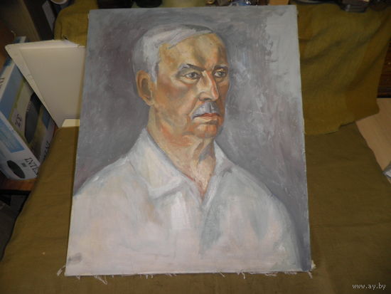 Картина портрет мужчины,холст/масло Якимец Н.Н.70-80-е г.С рубля.