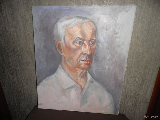 Картина портрет мужчины,холст/масло Якимец Н.Н.70-80-е г.С рубля.
