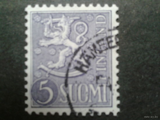 Финляндия 1954 стандарт, герб