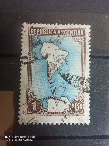 Аргентина 1951, Карта Аргентины