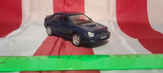 Машинка (модель) Welly  Subaru Impreza WRX STI 2002 1:43