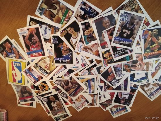 Наклейки NBA Basketball "98-"99. 119 штук без повторов