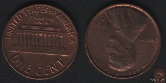 США km201 1 цент 1971 год (D) (_5 ТОРГ ЛЮБОЙ