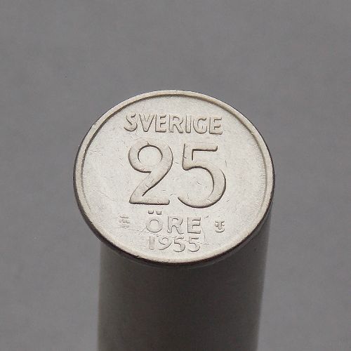 Швеция 25 эре 1955
