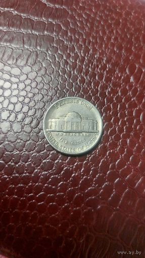 Монета 5 центов 1983г. США. Неплохая!