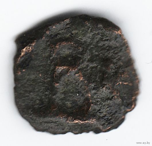 Херсонес под Византией 867-886 год Н.Э. Император Василий I ЛС - Литера В. ОС - Литера П, справа крест