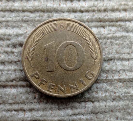 Werty71 Германия ФРГ 10 пфеннигов 1978 G