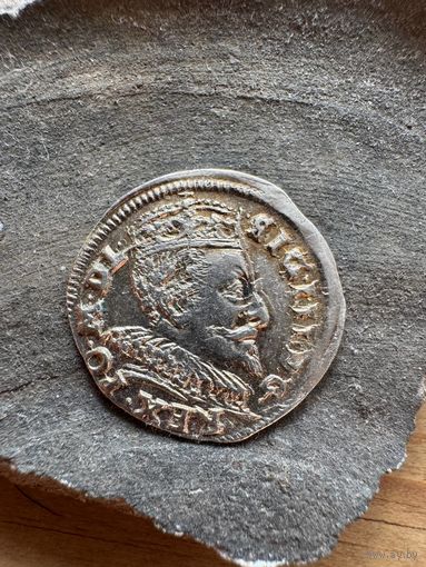 Три гроша (трояк) 1594 СОСТОЯНИЕ !! Литва