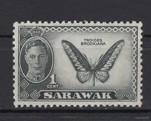 Саравак /Sarawak 1950** Бабочка Георг VI  SG#171