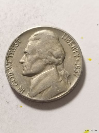 США 5 центов 1957