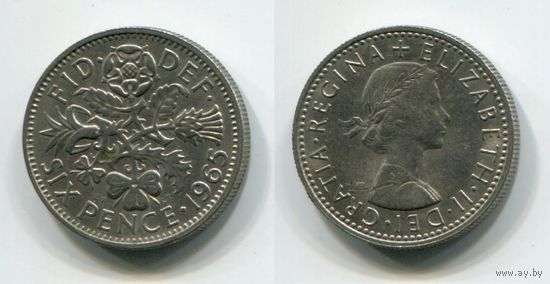 Великобритания. 6 пенсов (1965)