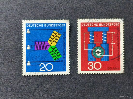 Германия 1966. Научные юбилеи (2-я серия). Полная серия