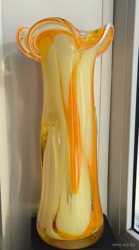 Ваза цветное стекло