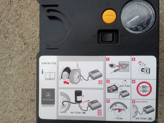 Компрессор автомобильный 12 вольт MERCEDES оригинал
