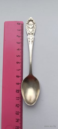 Кофейная ложка. Вес 18,1 грамма. Серебро 925. 12,7 см. Не чищена. 201