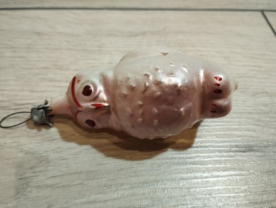 Ёлочная игрушка СССР сова