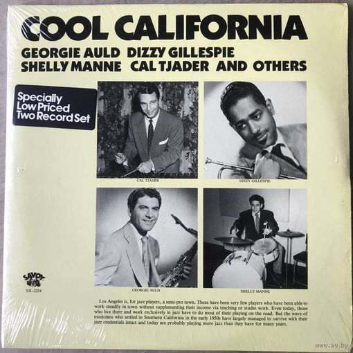 George Auld Dizzy Gillespie - Cool California 2 LP (1981 US - Запечатана)