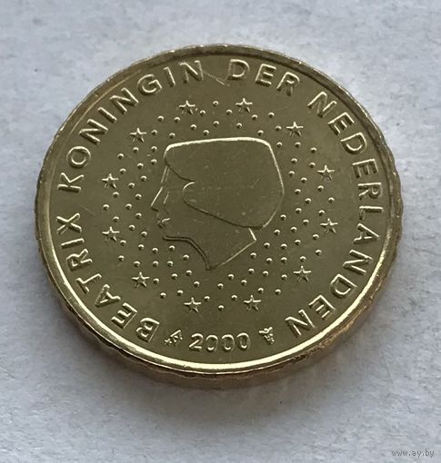 Нидерланды 10 евроцентов 2000 - UNC!