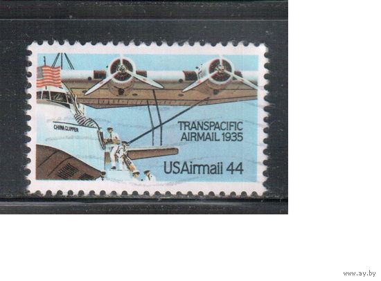 США-1985, (Мих.1727),  гаш., Авиация, Самолеты(одиночка)