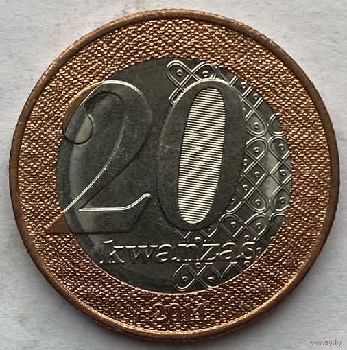 Ангола 20 кванза 2014 г.