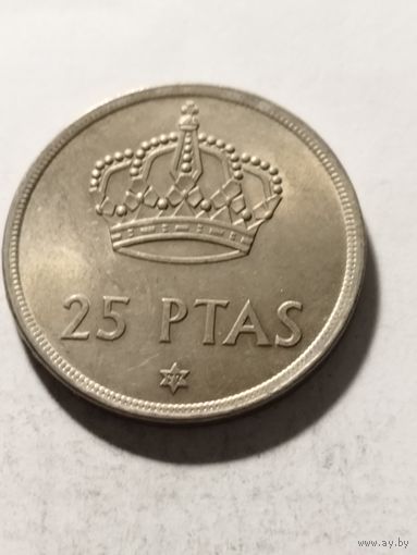Испания 25 песет 1975(77)
