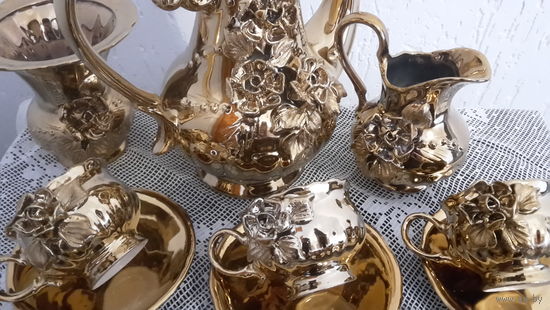 Сервиз. Фарфор. Полный, на 6 персон. 15 предметов