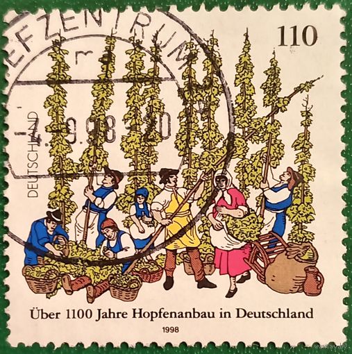 Германия 1998. 1100 летие возделывания хмеля в стране
