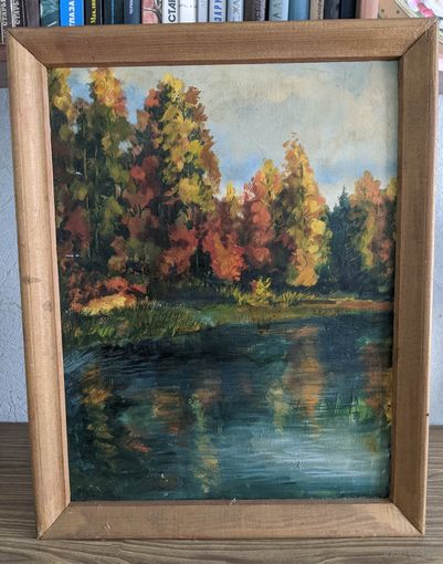 Картина.  Масло.1990г